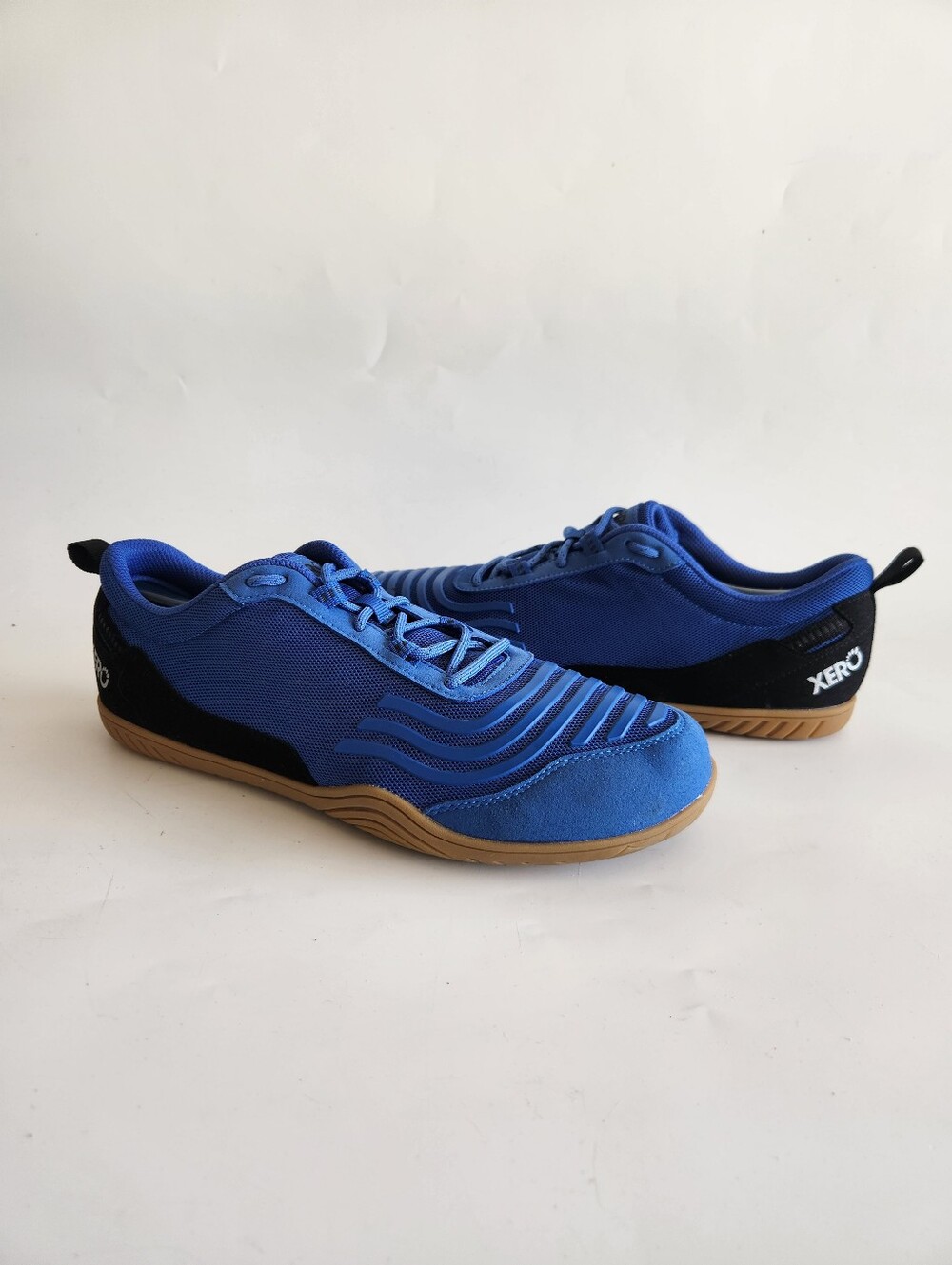 Xero 360 Barefoot Training Shoes Men Size 10 Blue Lolite Gum Minimalist Athletic